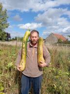 Florian et ses courgettes en écharpe